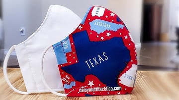 Adjustable & Reversible Fabric Face Mask with Filter Pocket | [9 Printable FREE PATTERNS]