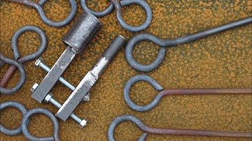 Adjustable bending jig - Blacksmithing