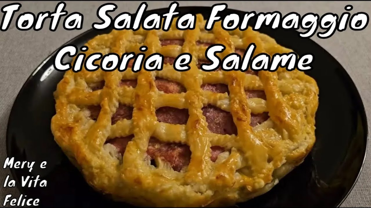 torta salata con la cicoria