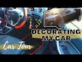 DECORATE MY CAR WITH ME + CAR TOUR | FORD FIESTA 2011