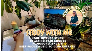 2HR Deep Focus Study With Pomodoro Technique Timer 25/5 Stay Focused & Work With Ambient Music