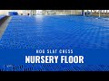 Hog Slat Chess Nursery Flooring