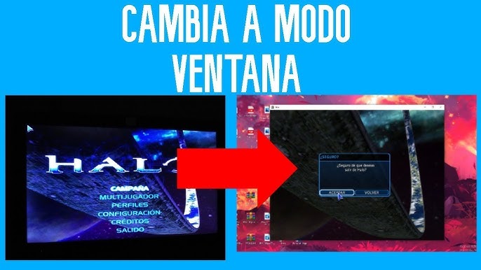 Pasos y consejos para jugar en modo ventana