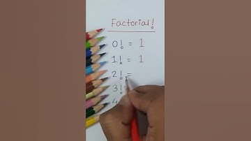 1 to 5 Factorials