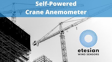 Wireless Crane Anemometer for Construction Site Safety