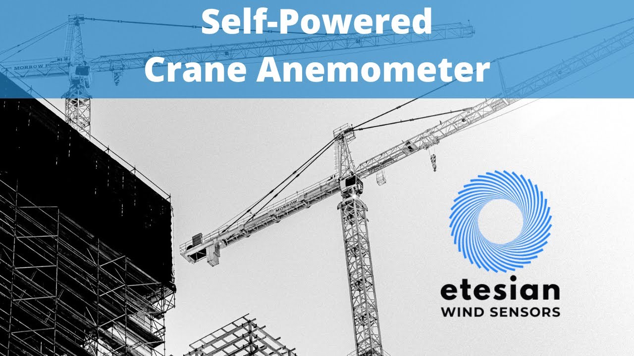 Wireless Crane Anemometer for Construction Site Safety