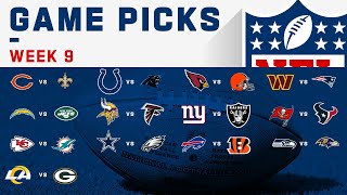 NFL Week 9 Game Picks