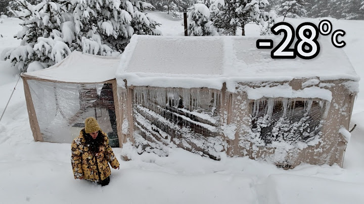 3 NIGHTS & 4 DAYS SNOW CAMPING AT -28°C | OUR TENT FROZE!