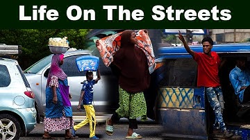 Street Realities The Daily Struggles of Hawkers and Child Beggars | African Street Life Documentary”