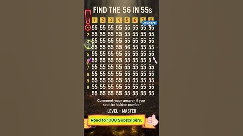 Find the Hidden Number – Fun Visual Puzzle Game | Crack the code #shorts #ai  @CrackTheCodeNow