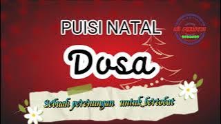 PUISI NATAL || PUISI KRISTEN || DOSA #puisinatal #Pusisikristen #Dosa #2022