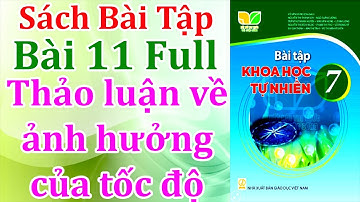 SBT KHTN 7 Kết nối tri thức bài 11 Thảo luận về ảnh hưởng của tốc độ trong an toàn giao thông