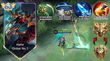 GLOBAL ALPHA TRUE DAMAGE AND SLOW BUILD 2023!! ( RECOMMENDED)