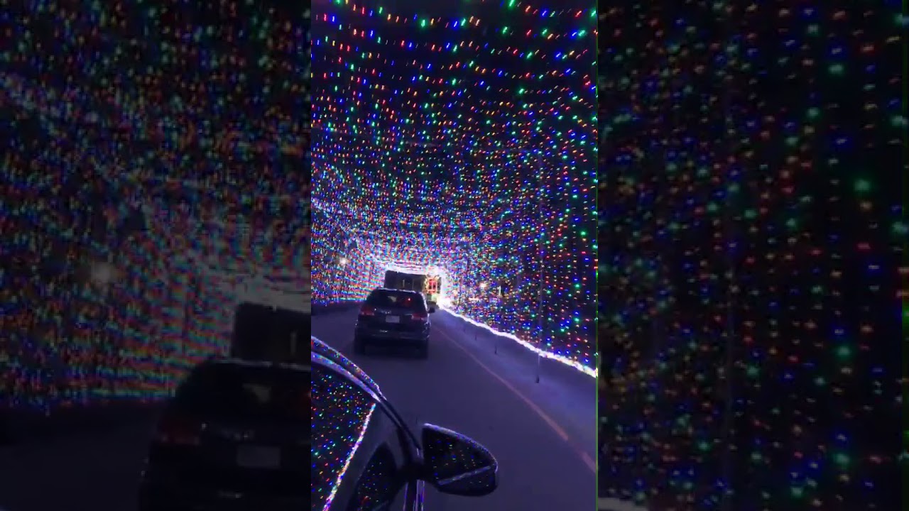 Gillette stadium holiday lights