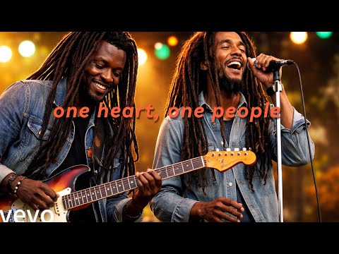 One heart, one people _ lucky Dube ft Bob Marley (official reggae lyrics video download)
