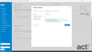 Act! Training Videos - AMA: Receive Email Notifications for Assets