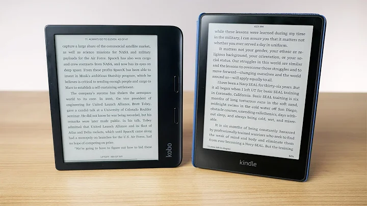 TOUGH CHOICE! Kindle Paperwhite or Kobo Libra 2?