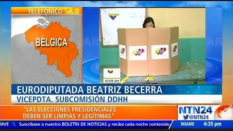 "No se puede reconocer unas elecciones que no cumplen con los estándares internacionales"