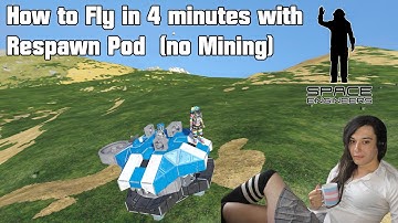 Space Engineers Flyable Respawn Pod in 4 minutes no mining