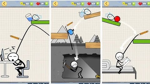 Bad Luck Stickman- Addictive draw line casual game - by Dongzhiwang Studio | Android Gameplay |
