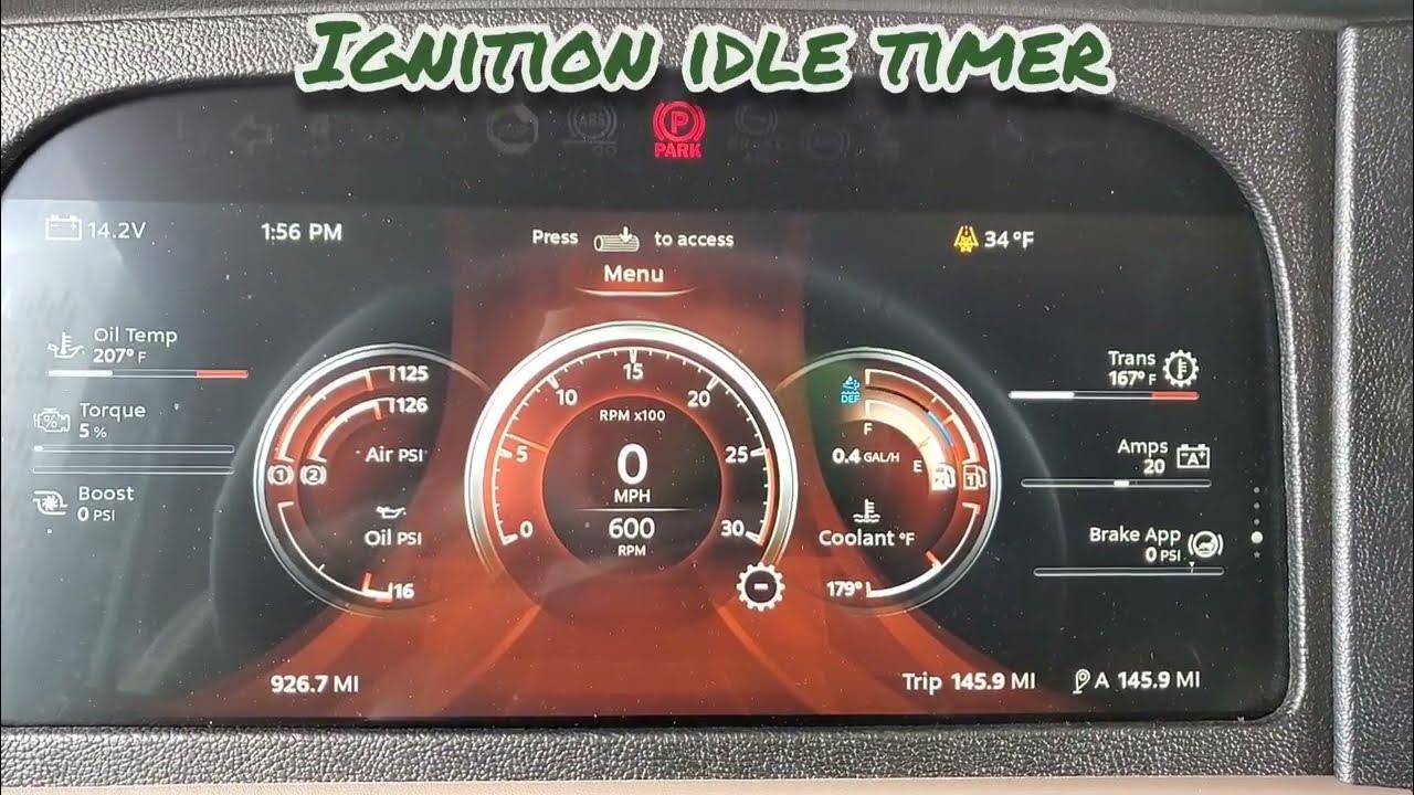 IGNITION IDLE TIMER What is it? How does it work? YouTube