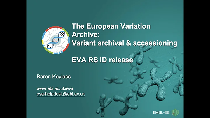 Variant submission and data access at the European...