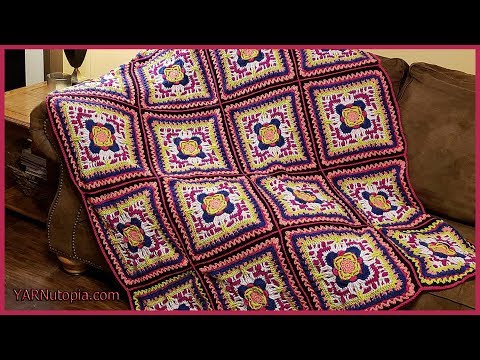 Crochet Tutorial: Colorful Visions Afghan Crochet Tutorial: Colorful Visions Afghan