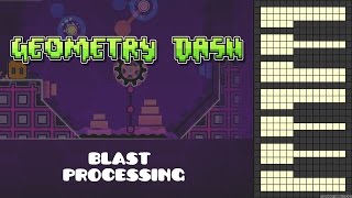 Video voorbeeld van "Geometry Dash - Blast Processing [Piano Cover]"