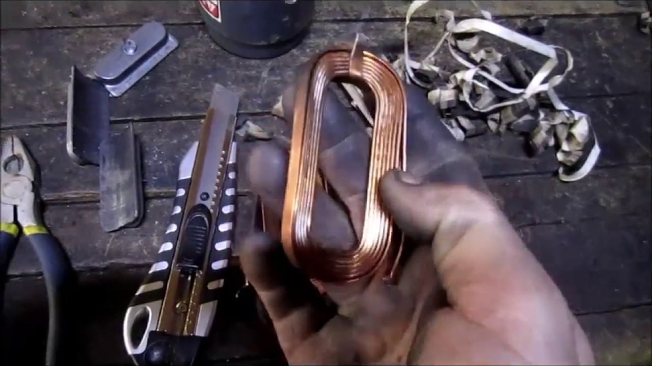 Copper Removal From A Cars Starter Flat Bar Copper - YouTube