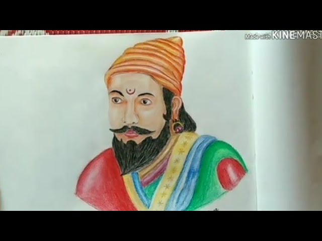 Art With Rahul on X Veer shivaji maharaj portrait drawing please  click  httpstcobxHtuOw7Qc Dont miss it  sketch drawing  shivaji ShivajiMaharaj morningmotivation morningthoughts  thrusdaymotivation colourdrawing 