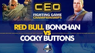 RED BULL Bonchan (Sagat) vs Cocky Buttons (Cody) - CEO 2019 Day 1 Pools - CPT 2019 screenshot 5