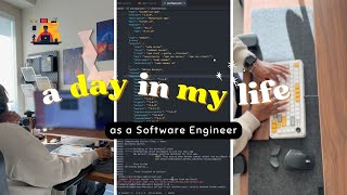 Reality of a Software Engineer Working From Home | Productive & Cozy Vibes