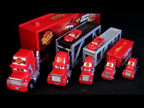 Mack Semi Truck CARS 2 Deluxe Edition 2013 Rust-eze Racing Mattel Pixar trucks review Caminhões