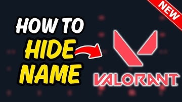 How to hide your username in VALORANT |TUTORIAL|