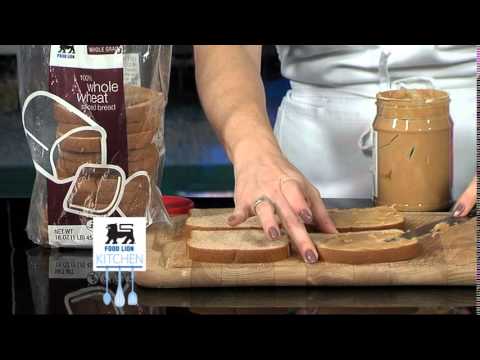 Food Lion Kitchen Recipe- Grilled Peanut Butter Apple Sandwiches