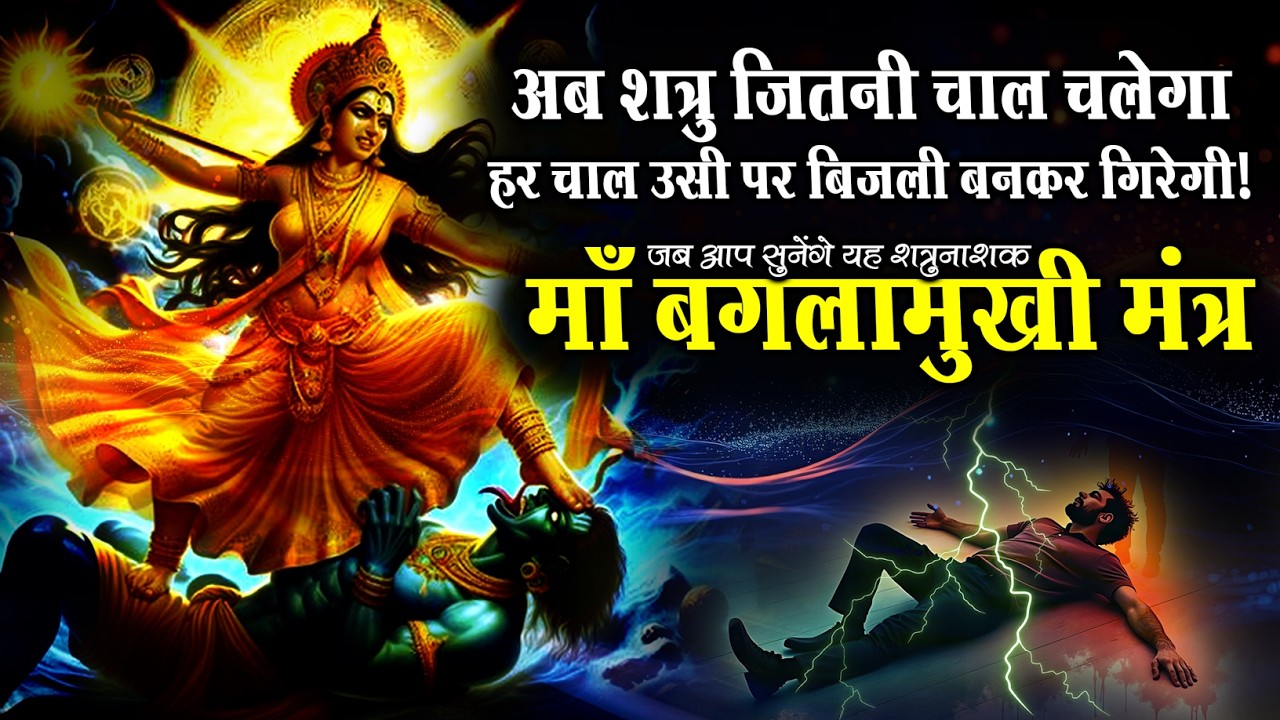 माँ बगलामुखी मंत्र: अब शत्रु की हर चाल, उसी पर बिजली बनकर गिरेगी | Maa Baglamukhi Mantra