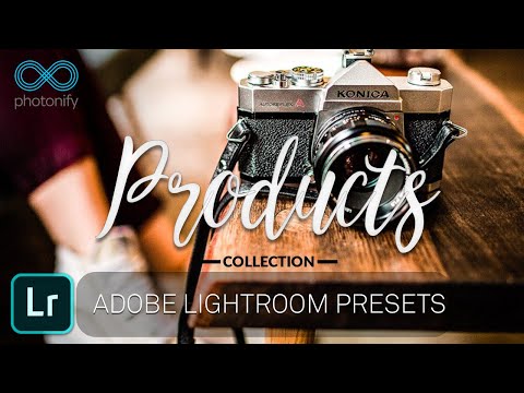 Products Lightroom Preset Collection (FREE DOWNLOAD)