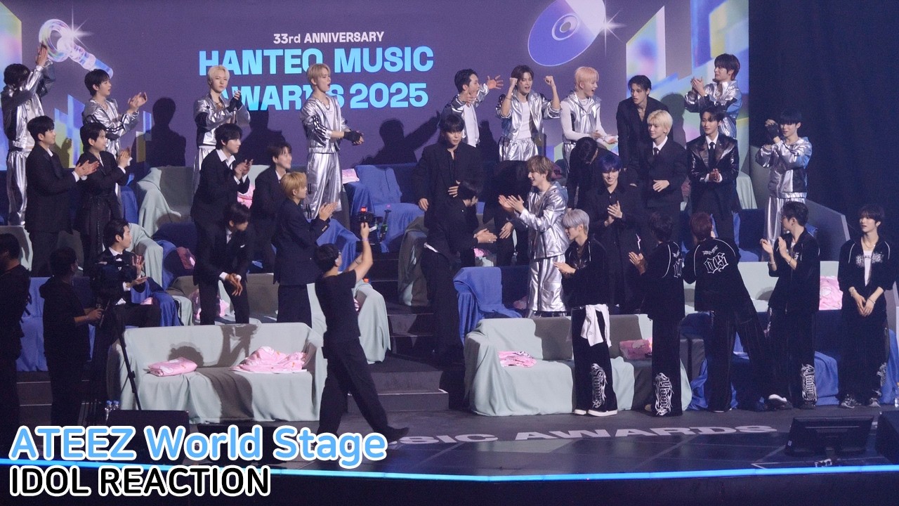 ATEEZ 에이티즈 World Stage 수상 아이돌 리액션｜싸이커스, 나우즈, 포레스텔라, 김희재 ,박지현, 손태진