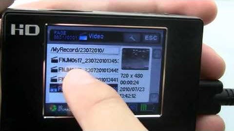 KJB   Item# DVR503   HD Touch Screen Handheld DVR for Hidden Camera C1166