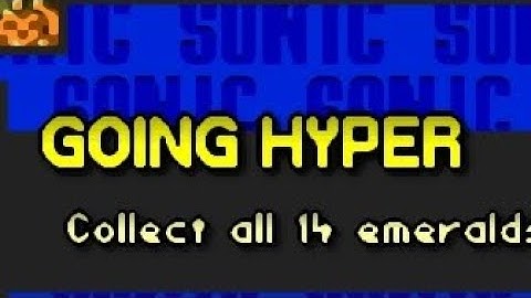 How To Get The Going Hyper Achievement In Sonic 3 A.I.R!