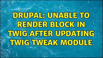 Drupal: Unable to render block in twig after updating Twig Tweak module