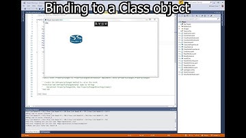 NE #91 WPF Binding to Class object
