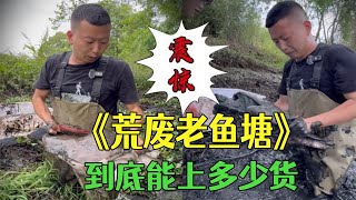 200塊包下壹口荒廢老魚塘，最後到底能上多少貨！#三農 #戶外 #鄉村守護人#小飛哥 #農村生活 #我要上熱門