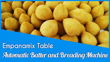 AUTOMATIC BATTER AND BREADING MACHINE Empanamix Table BRALYX