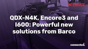 Next-gen projection and processing with Barco | Integrate Expo 2025