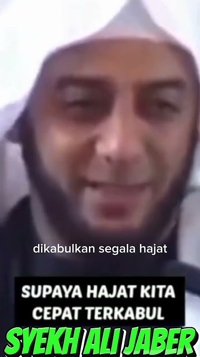 Syekh Ali Jaber _ Dengan Shalawat kepada Rosul anda dapat 3 Hal. @bayelshgalery