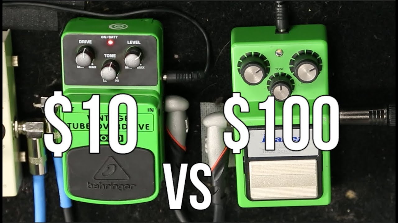wet mengsel veronderstellen Cheap Pedals: $10 pedal vs $100 pedal - Can you Hear the Difference? -  YouTube