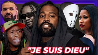 Kanye West VS. Jesus, Kai Cenat, Drake.. Son plan à 3 avec Nicki Minaj, Carnival numéro 1, Sabotage