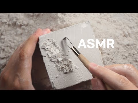 【ASMR】 観ても聴いても脳がトロけるジムチョーク【音フェチ】 Satisfying Gym Chalk Destruction