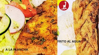 PESCADO al Limón y Cilantro a la Plancha y PESCADO Frito al AGUA /2 Recetas Delicias Cusqueñas Perú